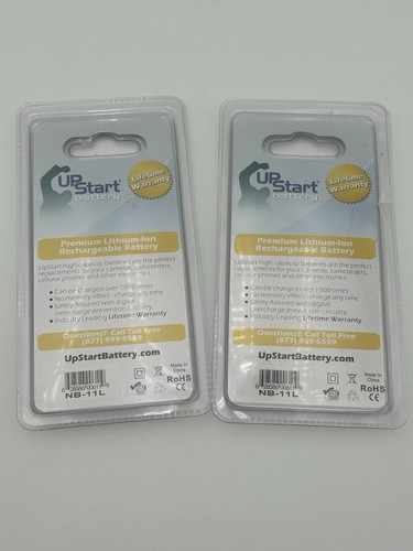 2 x Batterie pour Canon NB-11L CB-2LD ELPH 320 HS 110 A4000 IXUS 240 125 IXY 420F - Photo 3 sur 4