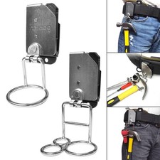 Heavy Duty Waist Tool Holder Belt Hammer Hanger Quick Release Clip on Mallet