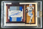 2023 Panini One Jahmyr Gibbs Red Rookie Dual Patch Auto Autograph #17/25 Lions