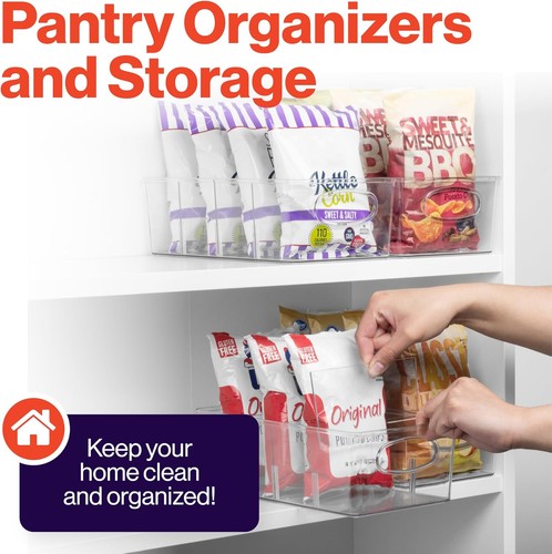 Pantry Organizers and Storage and Cabinet Organizer, 2 Pack - Kitchen Organizers - Picture 2 of 11