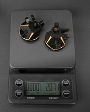 Brass Inner Portal Covers Front Steering Knuckles Upgrades Part for Capra UTB...