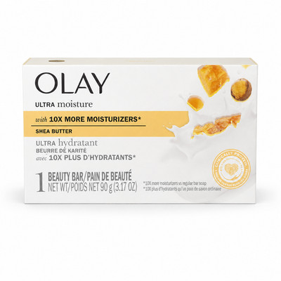 Olay Ultra Moisture Shea Butter Beauty Bar 3.17 oz 90g