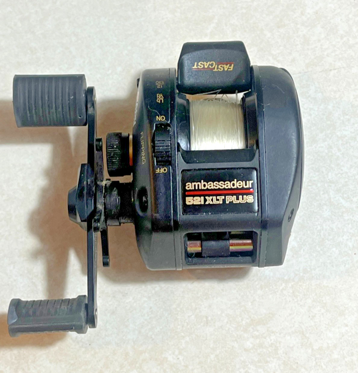 Vtg ABU Garcia Ambassadeur 521XLT Plus Hi-Speed Ball Bearing