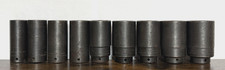 Snap-on 9pc SAE 1/2" Drive SIM Deep Impact Socket Set 1"–1-9/16" 6 Point USA