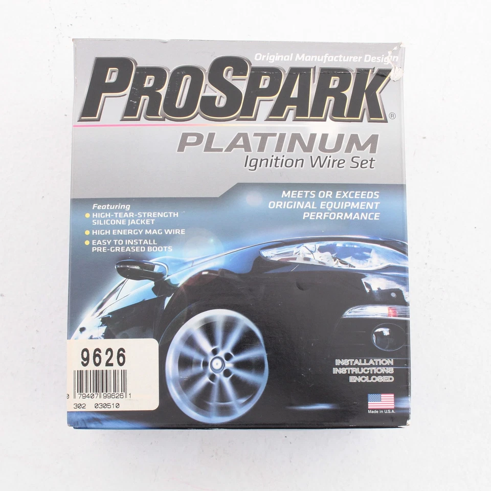 Juego de encendido de cables de bujía ProSpark Platinum 9626 para 01-02 Silverado 2500 HD Foto 3 de 3