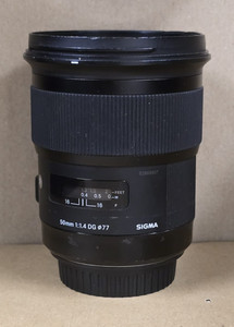 Sigma 50mm F/1.4 DG HSM Art Lens for CANON DAMAGED FILTER THREAD RING PLEASEREAD