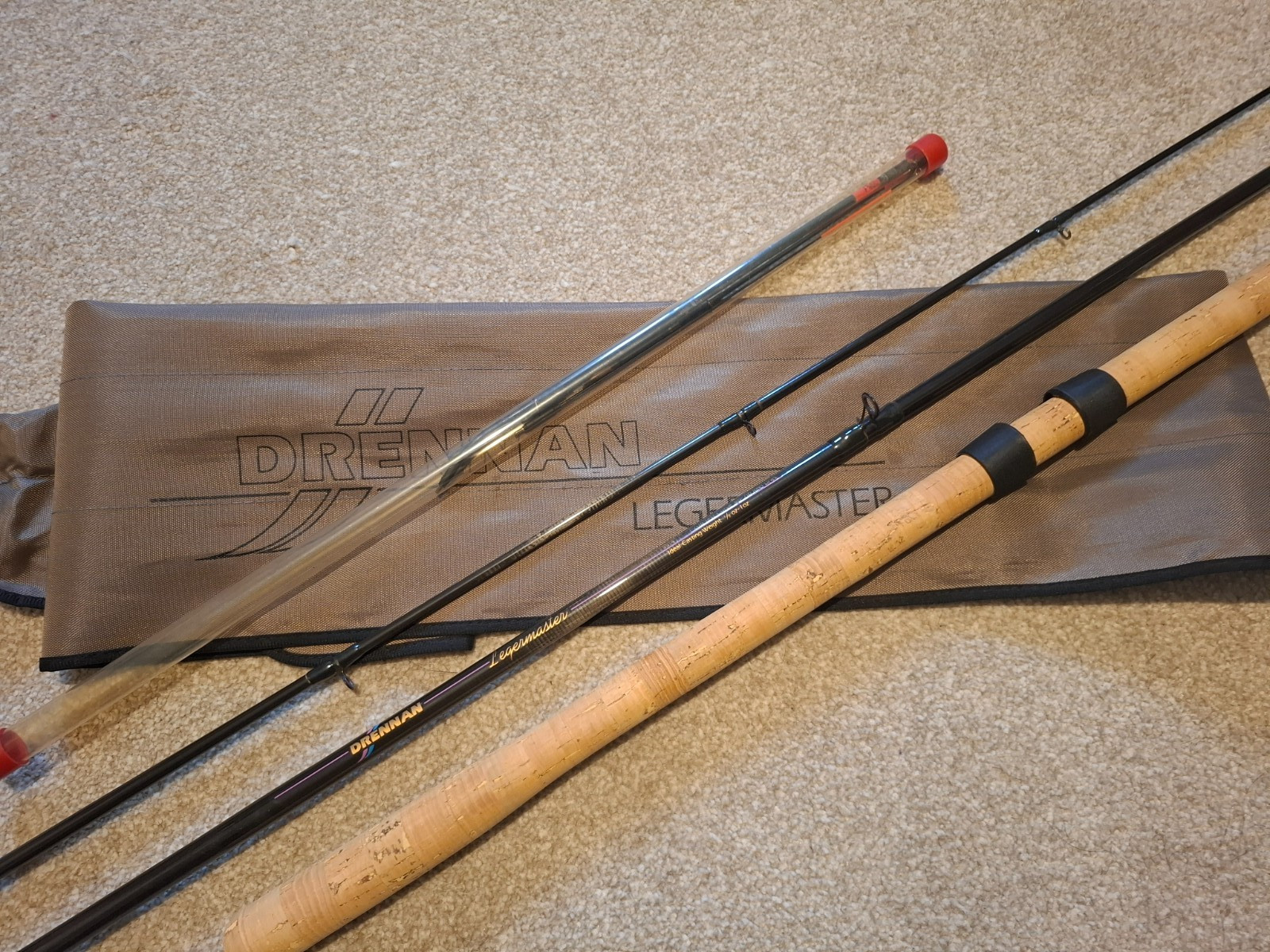 Vintage Drennan Legermaster Fishing Rod. 11ft 4 - Excellent 