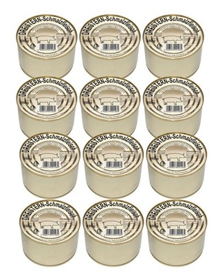 12 x DREISTERN Schmalzfleisch 400 g | Hausmacher Art | Made in Germany