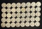 1956-1959 Washington Quarters 90% Silver 40 Coins Lot