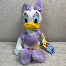 Disney Mickey and the Roadster Racers Daisy Duck Plush Toy Purple Small 9 in NEW