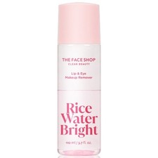 THE FACE SHOP Rice Water Bright Lip  Eye Makeup Remover 110ml K-Cosmetics NEW