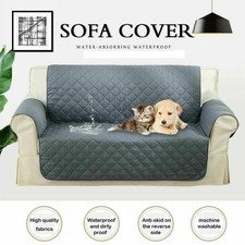 Sofa Covers Quilted Throw Washable Anti Slip Cover Couch Furniture Protector Pet