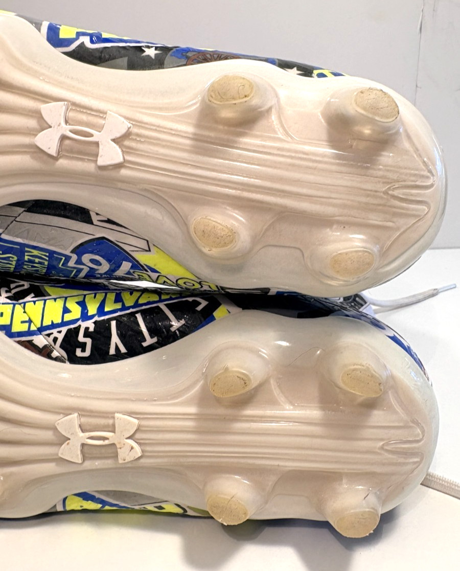 Under Armour UA Highlight MC Mens US 11 Pennsylvania Football Lacrosse Cleats thumbnail 13
