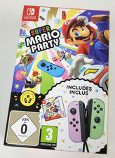 Nintendo Switch, Super Mario Party inkl.  Joy-Con Set Pastell-Grün Pastell-Lila