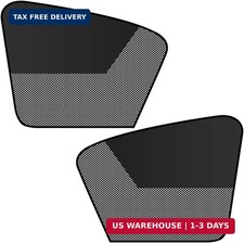 2PCS Magnetic Car Front Window Sun Shade, Block Light  Privacy Protection Curta