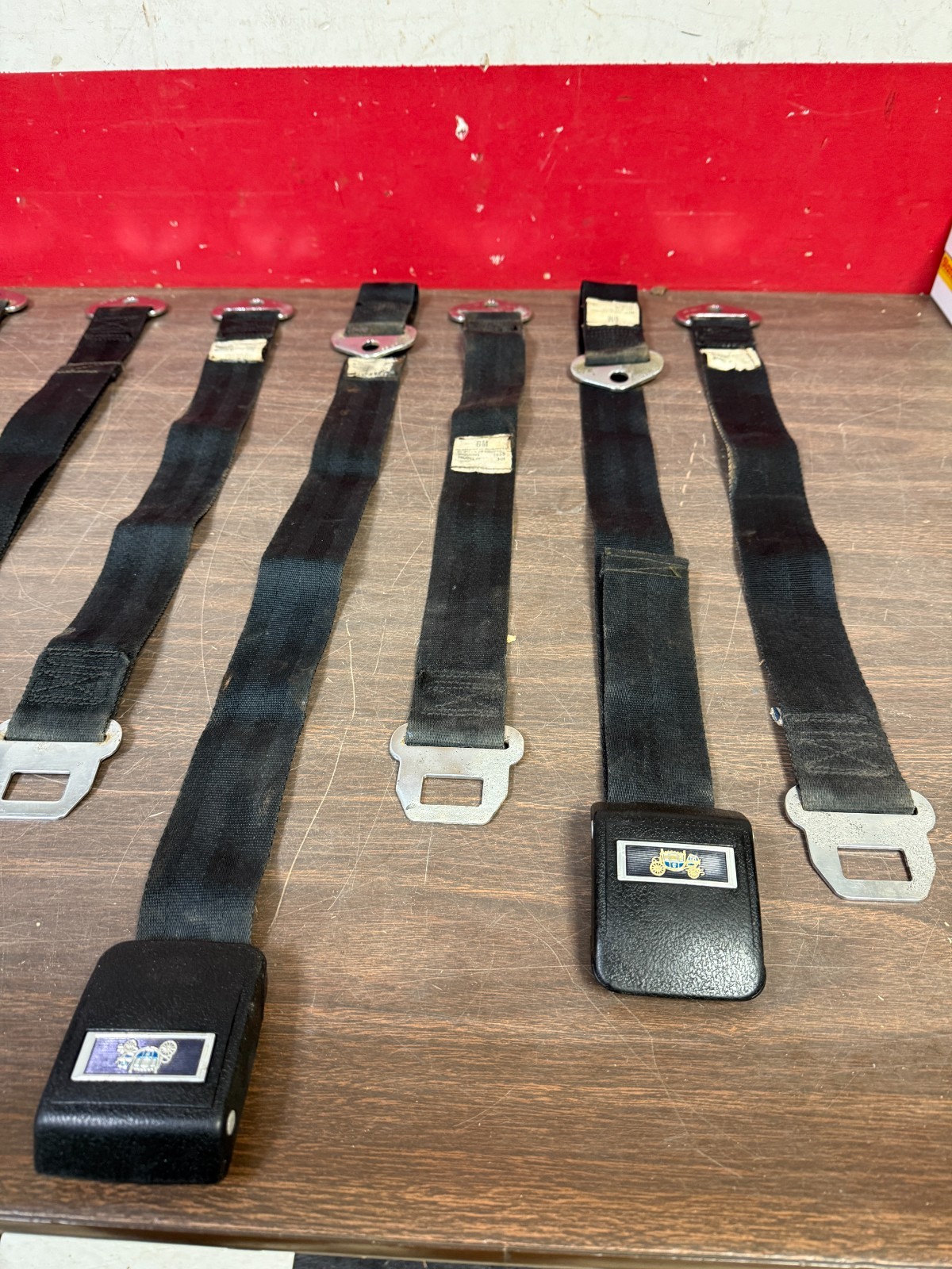 ORIGINAL 1966 1967 GM CHEVY CHEVELLE BUICK PONTIAC COACH SEAT BELTS 1225