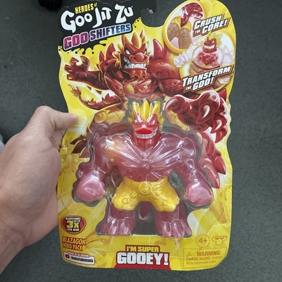 Heroes of Goo Jit Zu Goo Shifters Blazagon Stretchy Squishy Toy Figure