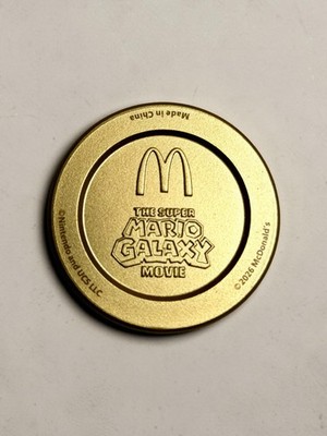 MC Donalds Mario Coin / Münze Happy Meal