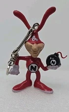 Domino’s Pizza “Avoid the Noid” Keychain Figure 1987 Noid with Bomb
