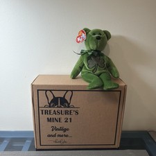 TY Beanie Baby 2.0 - LUCKIER the Irish Bear (8.5 inch) New (13B61)