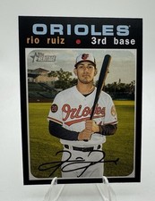 Rio Ruiz 2020 Topps Heritage Baseball Card #137 Baltimore Orioles