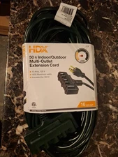 HDX 50 ft Light Duty Extension Cord