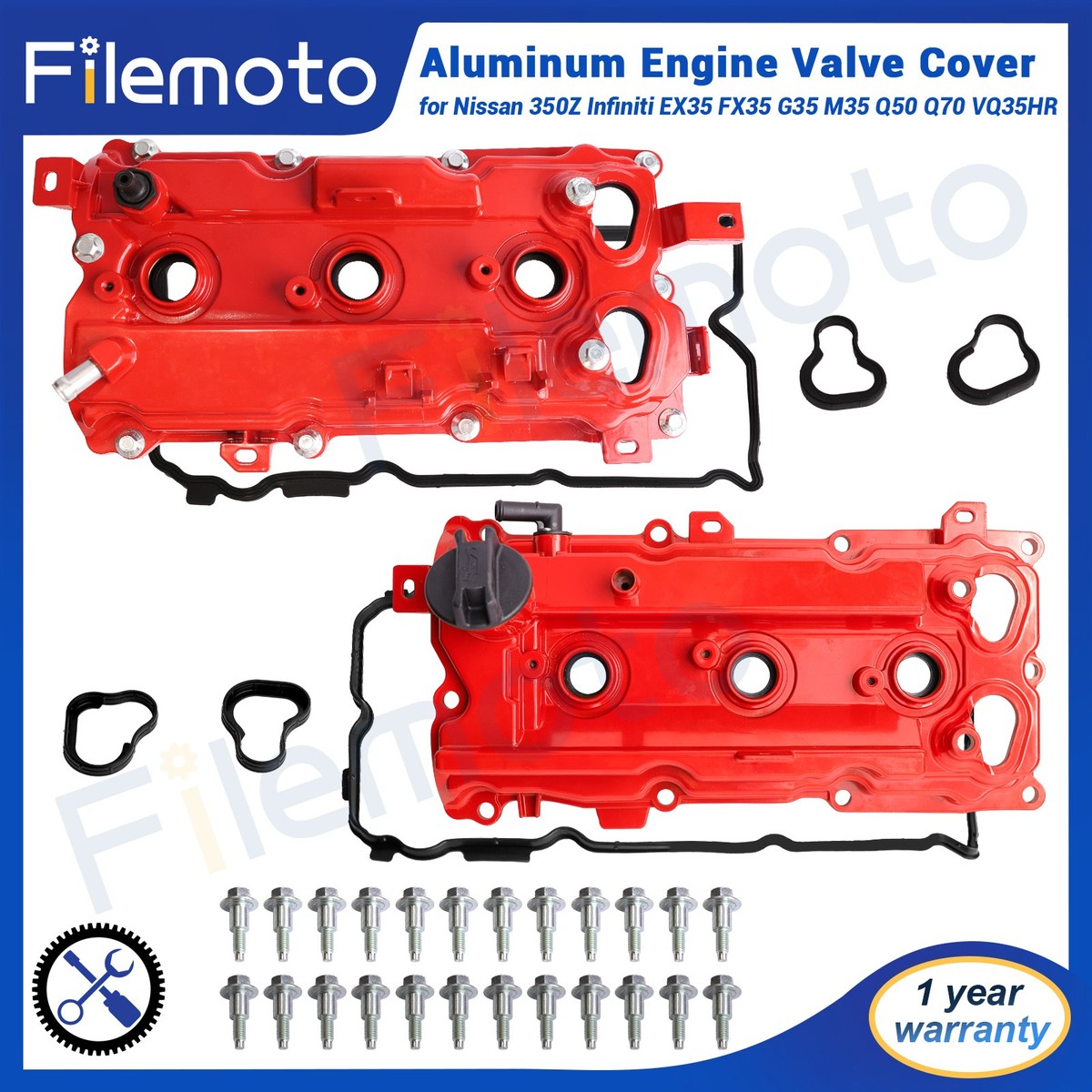 Aluminum Valve Cover for Nissan 350Z Infiniti EX35 FX35 G35 M35
