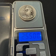 Medallic Arts Co Declaration Independence Sam Adams.999 Silver Medal 25.5 Gram