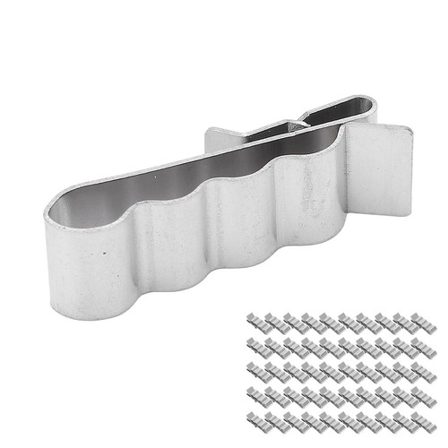 304 Klemme/Halter Für Edelstahlkabel - 50 Pc Drahtklemme Für Die Photovoltaik - Photo 7/23