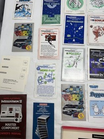 Colecovision Intellivision Coleco Game Booklet Manual Bundle Lot