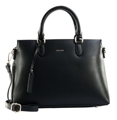 PICARD Riviera Cityshopper Handtasche Schultertasche Tasche Black schwarz Neu