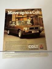 Original 1979 Colt Mitsubishi Sigma 2000 Magazine Advert Poster Garage Retro Original 1979 Colt Mitsubishi Sigma 2000 Magazine Advert Poster Garage Retro