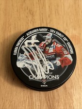 Aleksander Barkov Florida Panthers Autographed 2024 Stanley Cup Puck JSA Cert