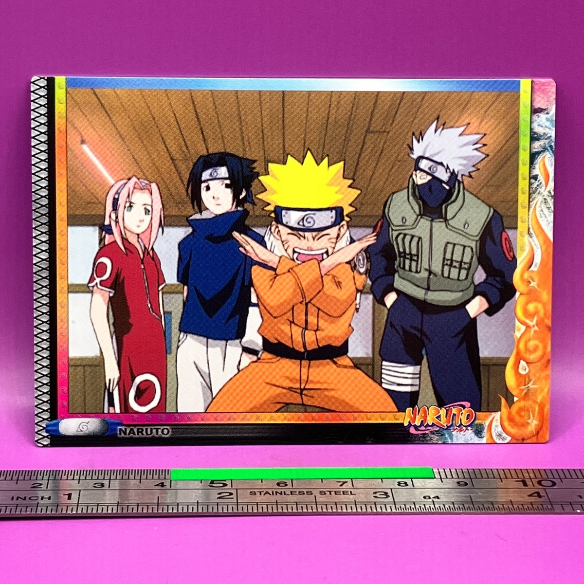Naruto Uzumaki Sasuke Sakura Kakashi N-70 NARUTO Oversized Card