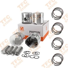 4D56 Piston With Pin Lock + Piston Ring For Mitsubishi 4D56 Overhaul Rebuild Kit