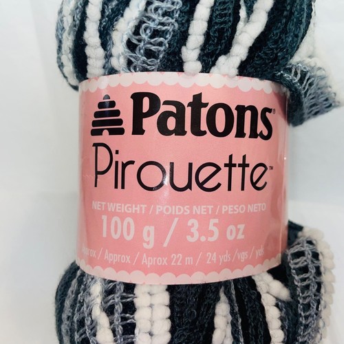 HILO DE MALLA DE VOLANTES PATONS PIRUETTE ""CIELO NOCTURNO"" #82040 una madeja de 3,7 oz 24 yardas - Imagen 4 de 7