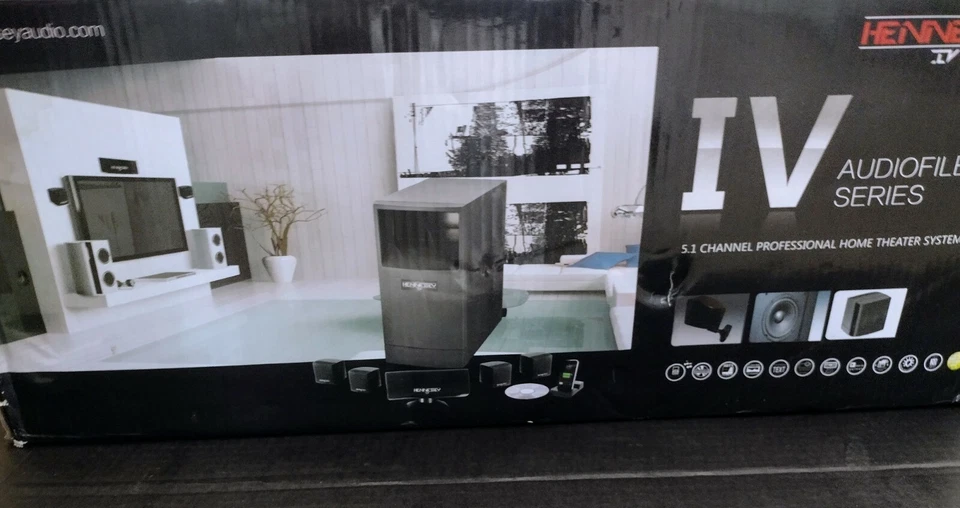 Sistema de cine en casa Hennessey IV Audiofile Series 5.1 canales ¡NUEVO EN CAJA ABIERTA!! Foto 4 de 4