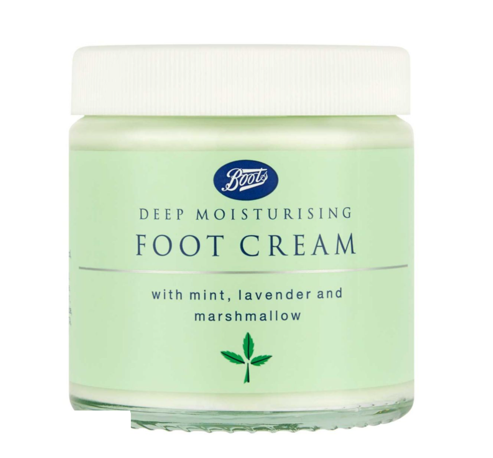 Boots Deep Moisturising Foot Cream 100ml with Mint, Lavender