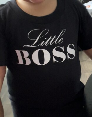  Little Boss  Toddler T-shirt Short Sleeve 3T Kids Clothes
