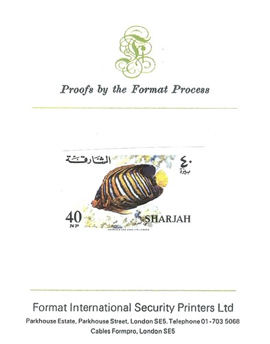 Proof MNH Fishes Marine Animals - Stanley Gibbons 206/222 - Arab Emirates 1966 - Picture 10 of 18