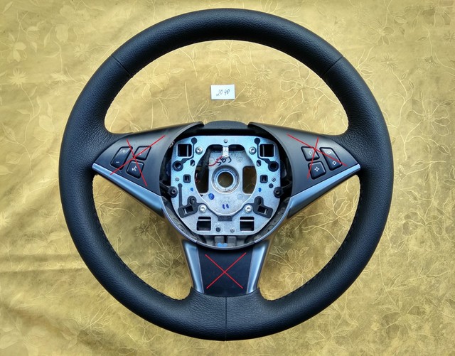BMW 5 6 E60/E61/E63/64 MSport Tech NEW FACTORY LEATHER STEERING WHEEL