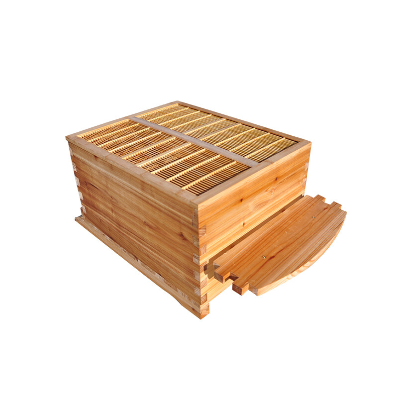 Auto Seeping Langstroth Bee Hives Honey House + 7 Beekeeping Frames + Hive Stand