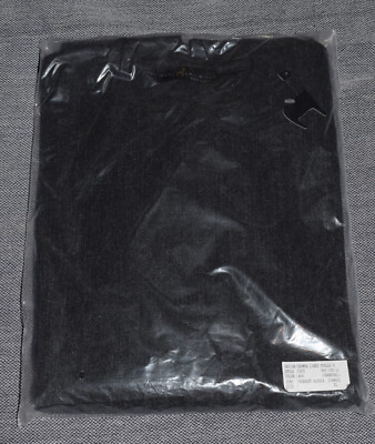 Peru Unlimited Baby Alpaca Wool Blend L/S Sweater, Charcoal XL, New In Plastic!