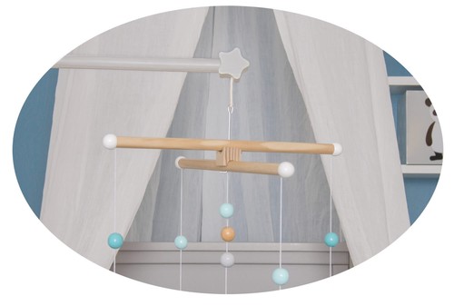 JaBaDaBaDo Holz Mobilearm Massiv Mobile Halter Halterung Stange Arm Befestigung - Bild 9 von 13