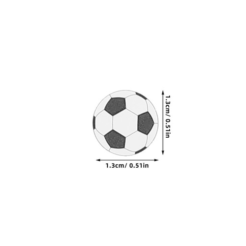 20 Sheets Fußball-Aufkleber Kind Sportabziehbilder Kleine Für Sportbälle - Bild 4 von 12