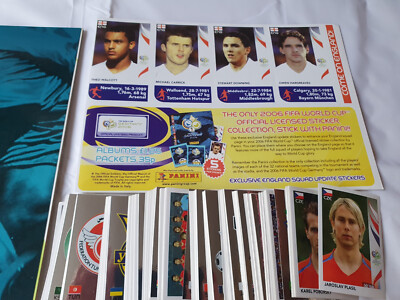 Panini World Cup World Cup Germany 2006, cpl. sticker set (0-596