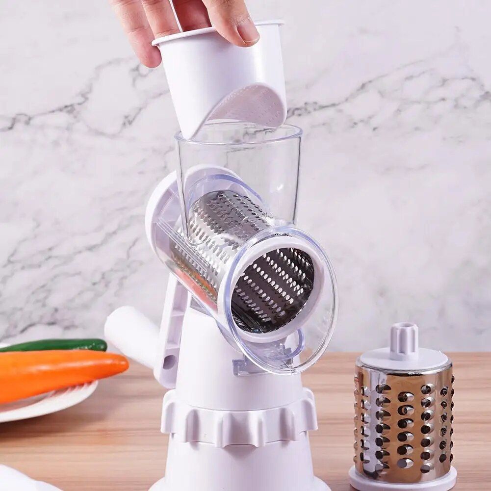 MultiFunction Manual Rotary Cheese Grater eBay