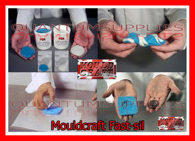 Mouldcraft Fast-Sil 100g Mould Making Silicone Putty RTV Food safe Sugarcraft