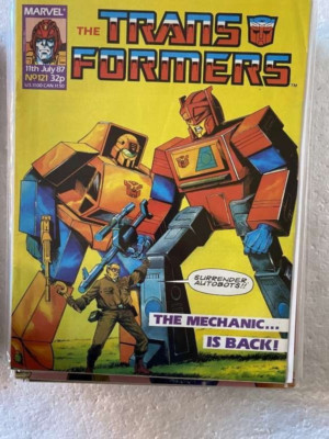 TRANSFORMERS BRITISH WEEKLY #121  MARVEL UK COMIC 1987