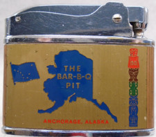 ZIPPO ALASKA MAP アラスカ州 地図 スリムタイプー 廃版激レア